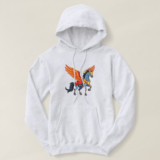 Vliegende pegasus hoodie (Design voorkant)