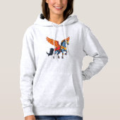 Vliegende pegasus hoodie (Voorkant)