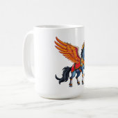 Vliegende pegasus koffiemok (Voorkant links)