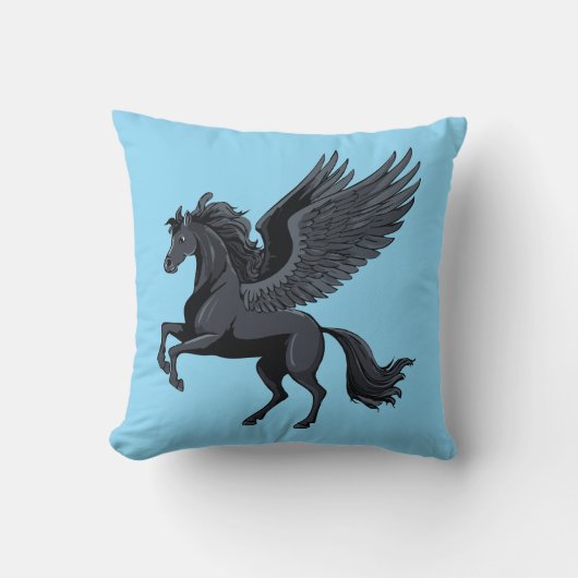 Vliegende pegasus kussen (Voorkant)