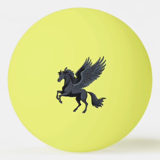 Vliegende pegasus pingpongbal (Voorkant)