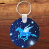 Vliegende Pegasus Sleutelhanger (Voorkant)