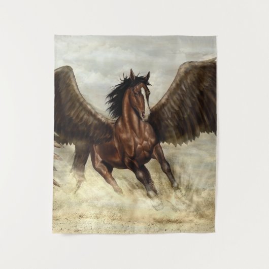 Vliegende Pegasus Wandkleed (Voorkant)