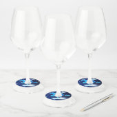 Vliegende Pegasus Wijnglaslabel (Set)