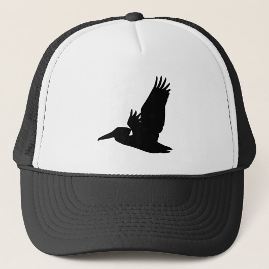 Vliegende Pelikaan Trucker Pet (Voorkant)