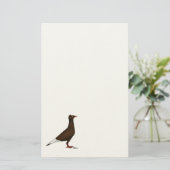 vliegende Pet duif Briefpapier (Staand voorkant)