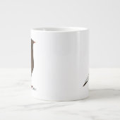 vliegende Pet duif Grote Koffiekop (Voorkant)