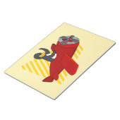 Vliegende pinguïn cartoon notitieblok (Schuin)