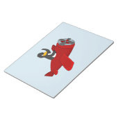 Vliegende pinguïn cartoon notitieblok (Schuin)