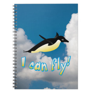 Vliegende pinguïn notitieboek