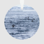 Vliegende pinguïn ornament (achterkant)