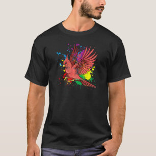 Vliegende Plons Kardinaal Vogel T-shirt