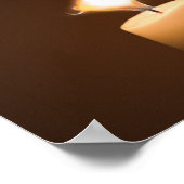 Vliegende Poster met kaars (Hoek)