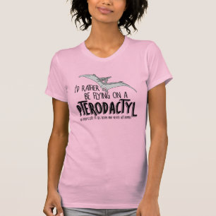 Vliegende Pterodactyl Dinosaur Airline T-Shirt