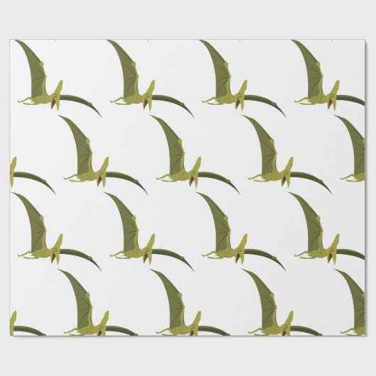 vliegende pterodactylus cadeaupapier (Vlak)