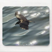 Vliegende RAVEN\CROW Mousepad Muismat (Voorkant)