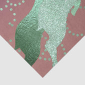 vliegende rendiermunt Paarse klei Tissuepapier (Detail)