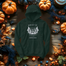 vliegende retro White Bat - Retro Halftone Hallowe