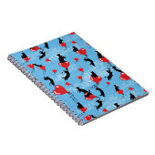 Vliegende rode ballonnen notitieboek (Rechterzijde)