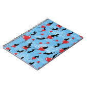 Vliegende rode ballonnen notitieboek (Linkerzijde)