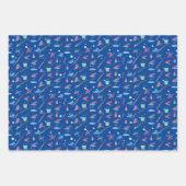 Vliegende roodpatroonsport inpakpapier vel (Voorkant 2)