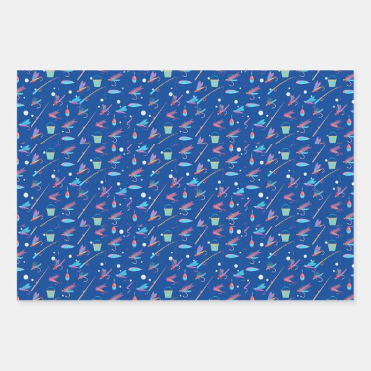 Vliegende roodpatroonsport inpakpapier vel (Voorkant 2)