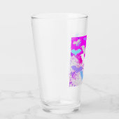 Vliegende roze vleermuizen glas (Rechts)