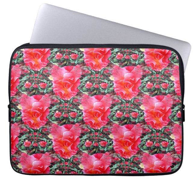 Vliegende Rozen....... Laptop Sleeve (Voorkant)