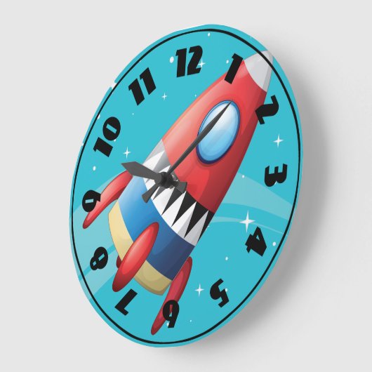 Vliegende ruimteschip klok (Hoek)