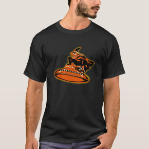  vliegende Saucer Halloween witch T-shirt