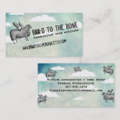 Vliegende schapenvleugels breitter breitting croch visitekaartje (Voorkant / Achterkant)