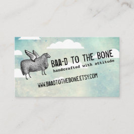 Vliegende schapenvleugels breitter breitting croch visitekaartje