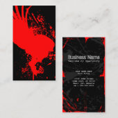 vliegende schedel visitekaartje (Voorkant / Achterkant)