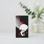 vliegende schedel visitekaartje (Staand voorkant)