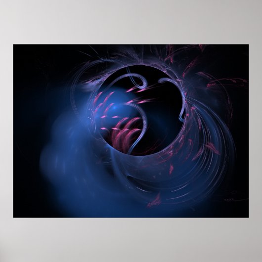 Vliegende schijf poster (Voorkant)