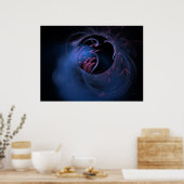 Vliegende schijf poster (Keuken)