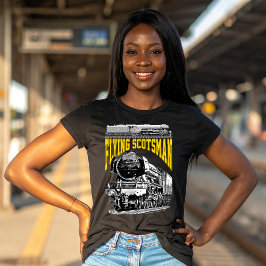 Vliegende Schot 1923 LNER-trein. Stoomlocomotief. T-shirt