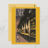 vliegende Schot art deco trein Briefkaart (Voorkant / Achterkant)