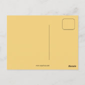 vliegende Schot art deco trein Briefkaart (Achterkant)