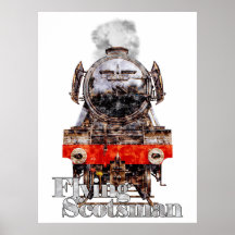 Vliegende Schot – Stoomlocomotief Illustratie