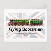 Vliegende Schot Stoomtrein Engels Locomotief Briefkaart (Voorkant)