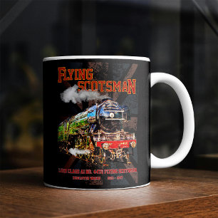 Vliegende Schot Stoomtrein Engels Locomotief Koffiemok