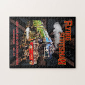 Vliegende Schot Stoomtrein Engels Locomotief Legpuzzel (Horizontaal)