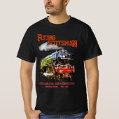 Vliegende Schot Stoomtrein Engels Locomotief T-shirt (Voorkant)