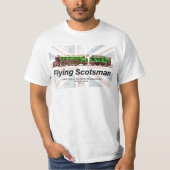 Vliegende Schot Stoomtrein Engels Locomotief T-shirt (Voorkant)