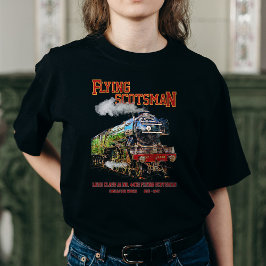 Vliegende Schot Stoomtrein Engels Locomotief T-shirt