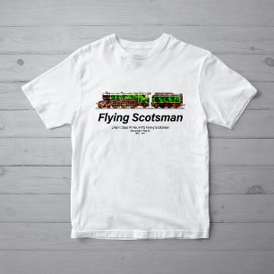 Vliegende Schot Stoomtrein Engels Locomotief T-shirt
