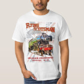 Vliegende Schot Stoomtrein Engels Locomotief T-shirt (Voorkant)