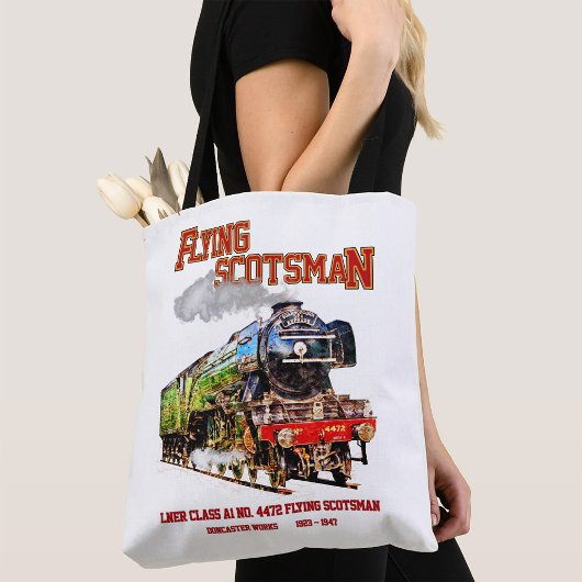 Vliegende Schot Stoomtrein Engels Locomotief Tote Bag