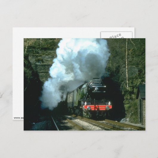 Vliegende Schot tussen tunnels in Barons W Briefkaart (Voorkant / Achterkant)